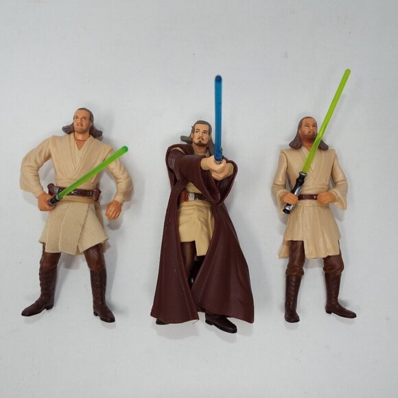 Star Wars Qui-Gon Jinn Figure Bundle #247 - Picture 1 of 3